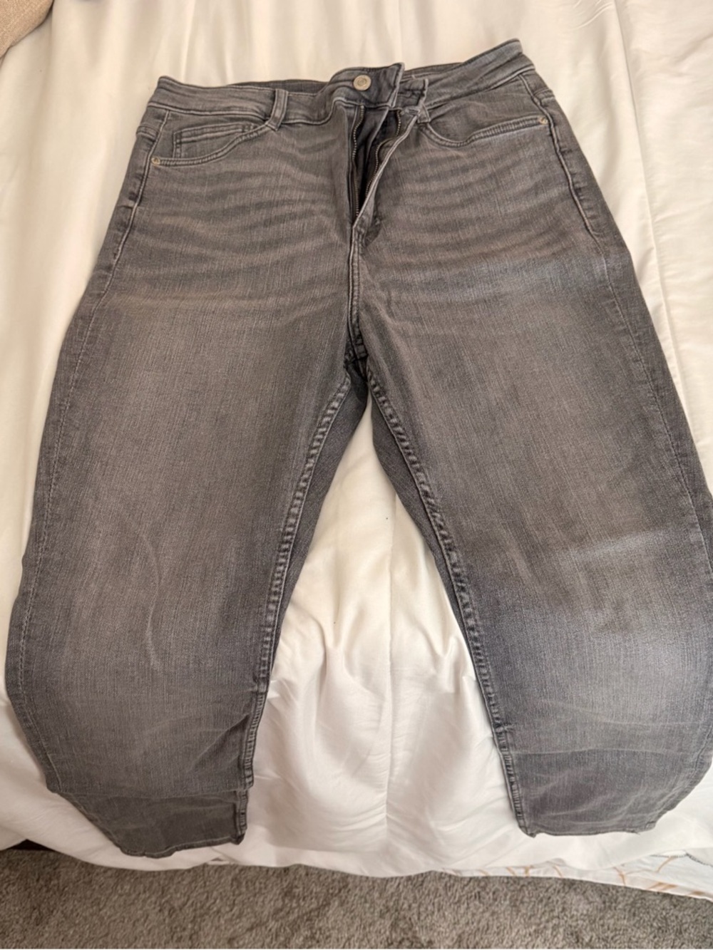 Zara Women's Grey Skinny Jeans